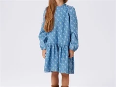 Name It cowboykjole mellem blå denim med logo print